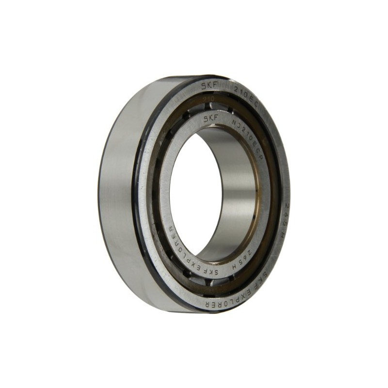 SKF Cylindrical Radial Roller Bearing, 50 ID, Bearing steel