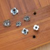 110 Pcs T-Nuts Four Pronged, T Nut 4 Prong Tee