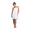 Turkuoise Linen Lightweight Spa/Bath Waffle Body Wrap with Adjustable Closure