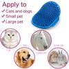 Aoche Dog Bath Brush Pet Bath Comb Brush Soothing Massage