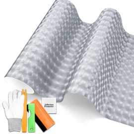 Cat Eye Silver 4D Pattern Vinyl Wrap Auto Car Motorcycle Boat Sheet Film 10FT x 5FT Tool Kit