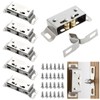 SGERUFZ Pack of 6 Strong Catch Double Roller Catch Cupboard