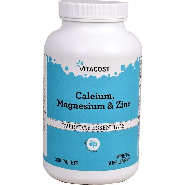Vitacost Calcium, Magnesium & Zinc - 300 Tablets