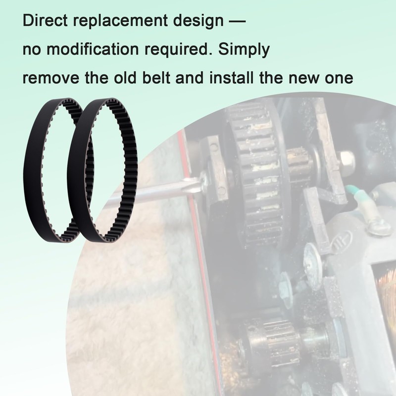 2 Pack OR90109 Drill Sharpener Drive Belts Compatible with Sears