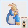 Beatrix Potter Mama Bunny Hugs Peter Rabbit Counted Cross Stitch