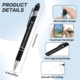 DTUIEUI Gifts For Coworkers Mothers Day Fathers Day Stocking Stuffers Christmas Birthday Retirement Valentines Day Thanksgiving Day Thank You For Ball Point Pens Present For Best Coworker Ever Gifts