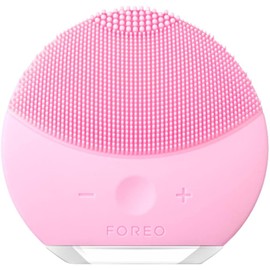FOREO LUNA mini 2 Facial Cleansing Brush, Gentle Exfoliation and Sonic Cleansing for All Skin Types, Pearl Pink