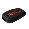 Silicone Key Fob Cover Case with Red Buttons for Toyota