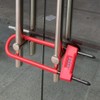 WANLIAN Anti-Theft U-Lock, 16mm Hardened Zinc Alloy Shackle, Adjustable U-Shape,