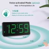 Peakeep Battery Operated Digital Clock, Alarm Clock for Bedrooms -