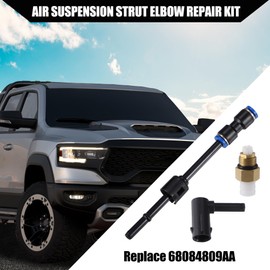 X AUTOHAUX No.68084809AA Suspension Elbow Air Strut Repair Kit for Jeep Wagoneer 2022-2023 for Ram 1500 2013-2017 / Inner Air Tube Fitting/Durable Plastic / 1Set