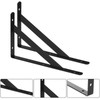 10 Pack Heavy Duty Shelf Brackets - 10 X 6