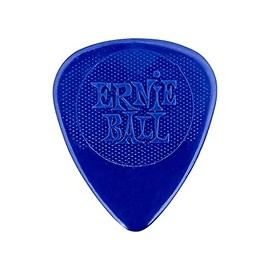 Ernie Ball - Púas para guitarra, nailon moldeado por inyección, grosor medio, 0,72mm, bolsa de 12