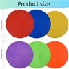 Jindizi 6pcs Football Logo Discs - Rubber Training Circles for