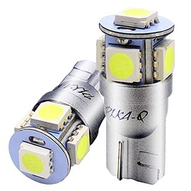 Pikakyu 20209 Toyota Prius (ZVW30 Previous Period), LED Position Lamp, T10, 5 Rungs, 90 lm, White, Aluminum Board Included, 2 Pieces, 18 Months Warranty