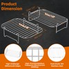 HONYAO Hot Air Fryer Accessories Stackable Cooking Grate for Dual