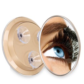 Yunir Espejo de Mano con Aumento de 30 Aumentos, Espejo de Aumento Portátil de Viaje de 6 Pulgadas con 3 Ventosas de Montaje, Mini Espejo Cosmético de Pared para Maquillaje, Afeitado,