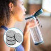 4 Pcs Water Bottle with Filter, Filter Water Bottle Compatible