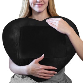 Zomaple Adjustable Leg Elevation Pillow for Recovery – Must Haves Orthopedic Memory Foam Support – Pillows for Sleeping & Swelling Relief (Black)