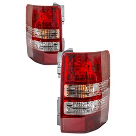 HEADLIGHTSDEPOT Left And Right Tail Light Set Compatible With Jeep Liberty 2008-2012 CAPA Certified