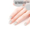 24Tabletas Uñas Press on Cortas, Patrón Puntos De Onda Blancos