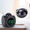 VIFERR Electronic Projection Alarm Clock LCD Digital Clock Bedside Clock