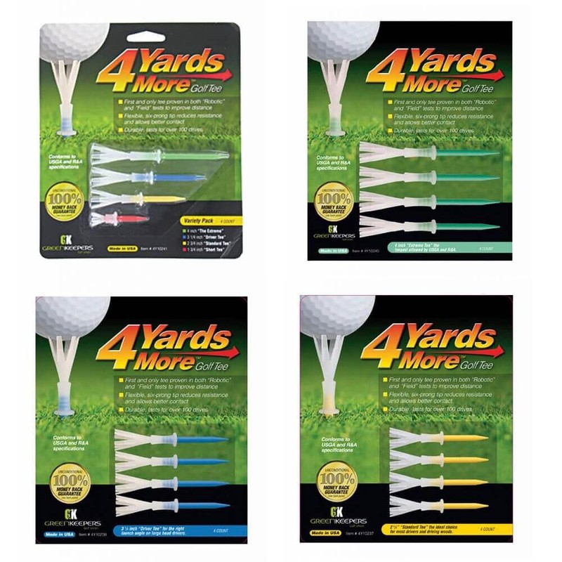 Other 4 Yards More Golf Tees Blue