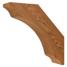 Wood Brace 64T5 Smooth Finish -Projection 12" -Height 12" -Thickness 3 1/2" by Timber Build
