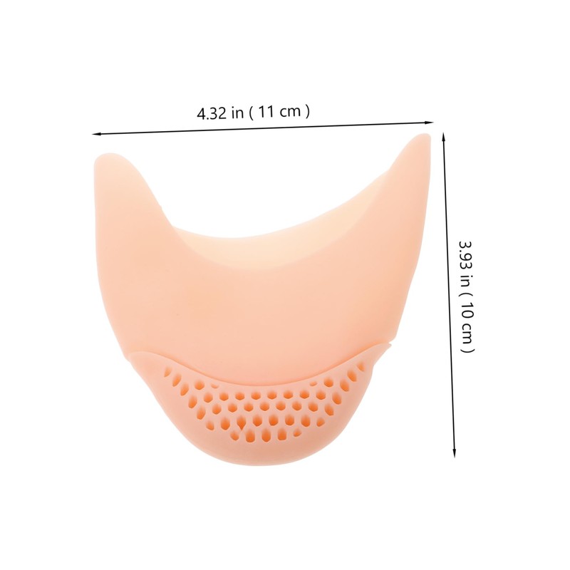 Baluue 1 Pair Comfortable Toe Protectors Supple Toe Caps for