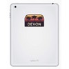 2 x 10cm Rustic Devon England Vinyl Stickers - UK
