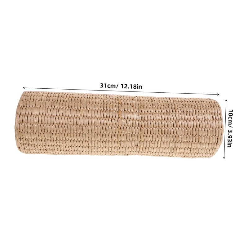 WHAMVOX Cooling Straw Pillow for Steam Breathable Neck Support Handwoven