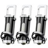 MC-ELIN 3 Pack Keychain Flashlights, EDC Mini Flashlight Rechargeable, COB