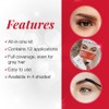 Ardell Brow Tint Kit Medium Brown - Eyebrow Tint, Long-Lasting