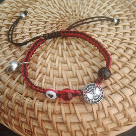 Spider Matching Bracelets For Couples Soulmate Boyfriend Girlfriend,Friendship Bracelets for Best Friend BFF Bestie, Cute Bracelets Gifts To My Daughter Sister Wife (Spider Braided Bracelet)