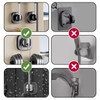 ORARTMM Shower Head Holder with Suction Cup, 360° Rotatable, Double