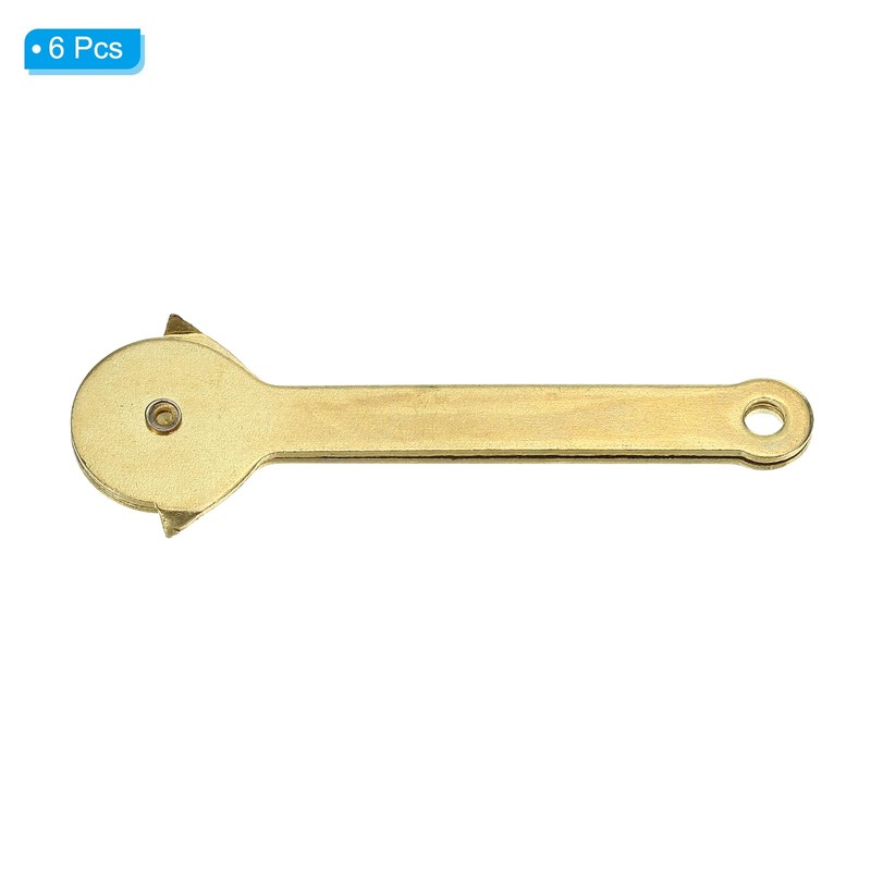 PATIKIL Lid Support Hinge 2.7" x 0.3", 6 Pack Metal