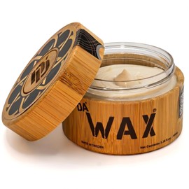 Da'Dude Da' Wax Super Strong Hold Men's Styling Hair Wax - Natural Matte Finish with Texture and Separation - Best Salon Professional Product in a Delux Wooden Gift Tub - 100ml