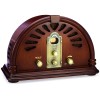 ClearClick Classic Vintage Retro Style Handmade Wooden AM/FM Radio w/