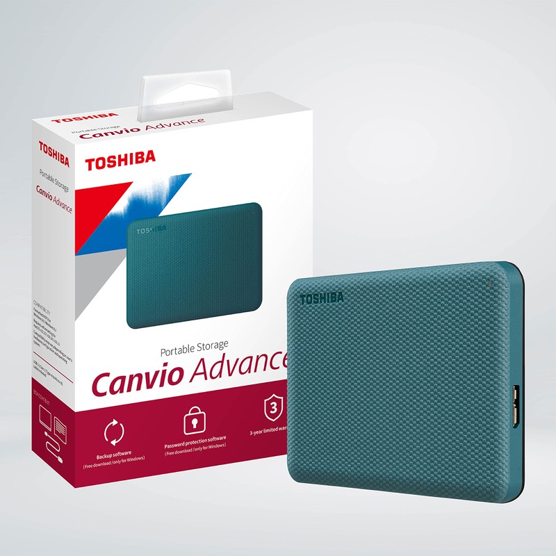 Toshiba Canvio Advance V10 1TB USB 3.0 Portable External Hard