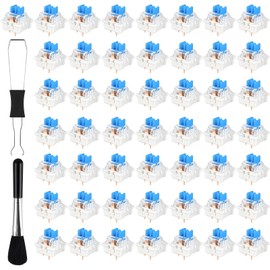gblckadof 50Pcs Mechanical Keyboard Switches, 3 Pin Clicky