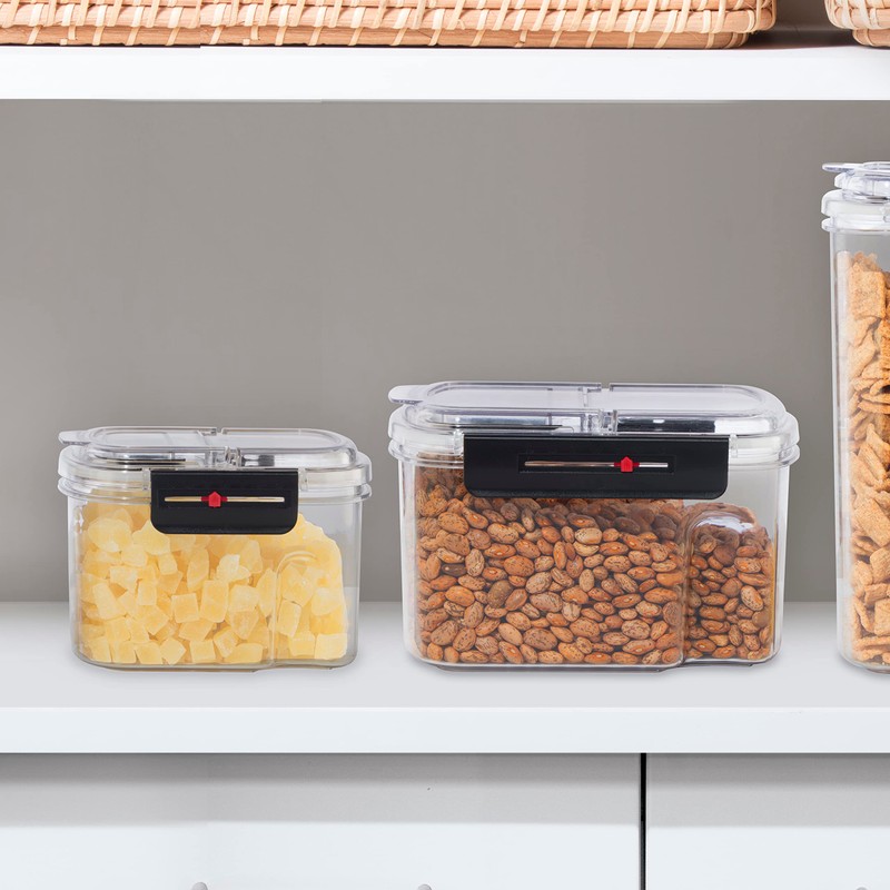 OGGI Easi Grip 23oz Moisture Proof Storage Container, Ultra Clear