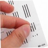 Healvian 4pcs Shaped Nail Stickers for French Tips Manicure Stencils