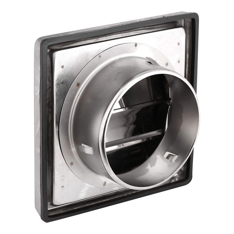 First4spares 5" / 125mm Stainless Steel Square External Wall Extractor