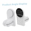 Operitacx Adjustable Wall Mounted Suction Shower Head Bracket Punch Base