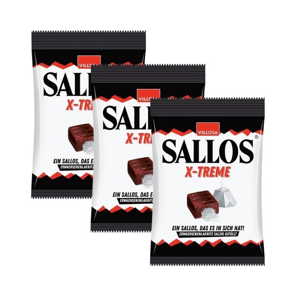 Sallos X-Treme 3 x 150 g Extra Strong Enjoyment
