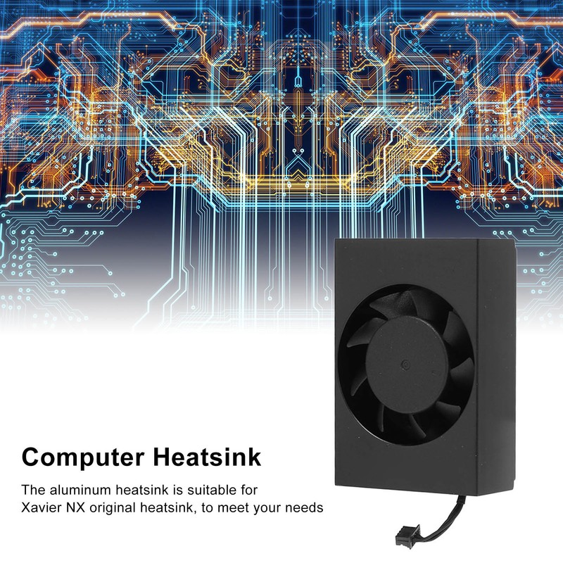 Aluminum Heatsink Built in Regulable Speed With Bracket Shrapnel Height