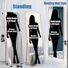 SCWF-GZ 57x20 Door Hanging Full Length Mirror, Floor Stand (Height