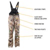 HOT SHOT Men’s Camo Softshell Bib Pant – Realtree Edge