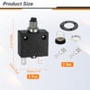 sourcing map 5PCS 20A Thermal Circuit Breakers, 125/250V AC,32/50V DC