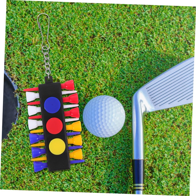 KOMBIUDA Golf Ball Nail Stand Golf Tee Dispenser Golf Accessory